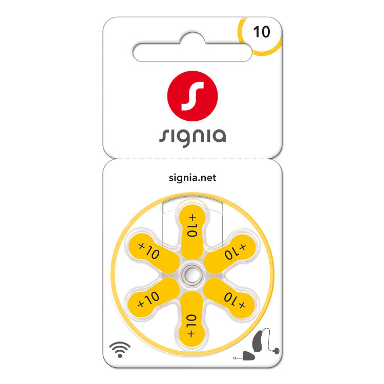 シグニア 補聴器用 空気電池 PR536 10パックセット 60粒入り